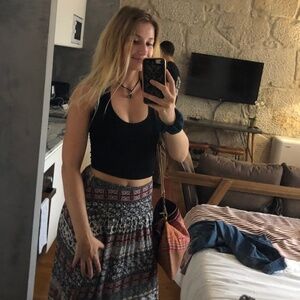 Black Crop Top from Urban Outfitters